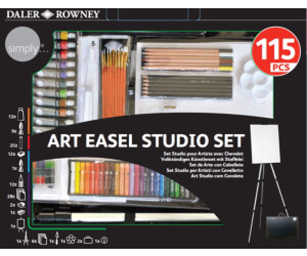 Compete Art Set with 115 parts